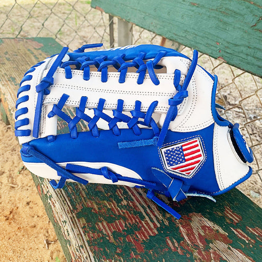 12.5" Blue and White - Modified Trap Web