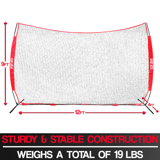 Portable Barrier Net - Lacrosse, Soccer, Baseball, Softball