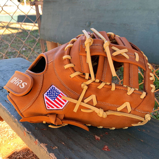 13" Softball First Base Mitt - Tan with Cream Laces