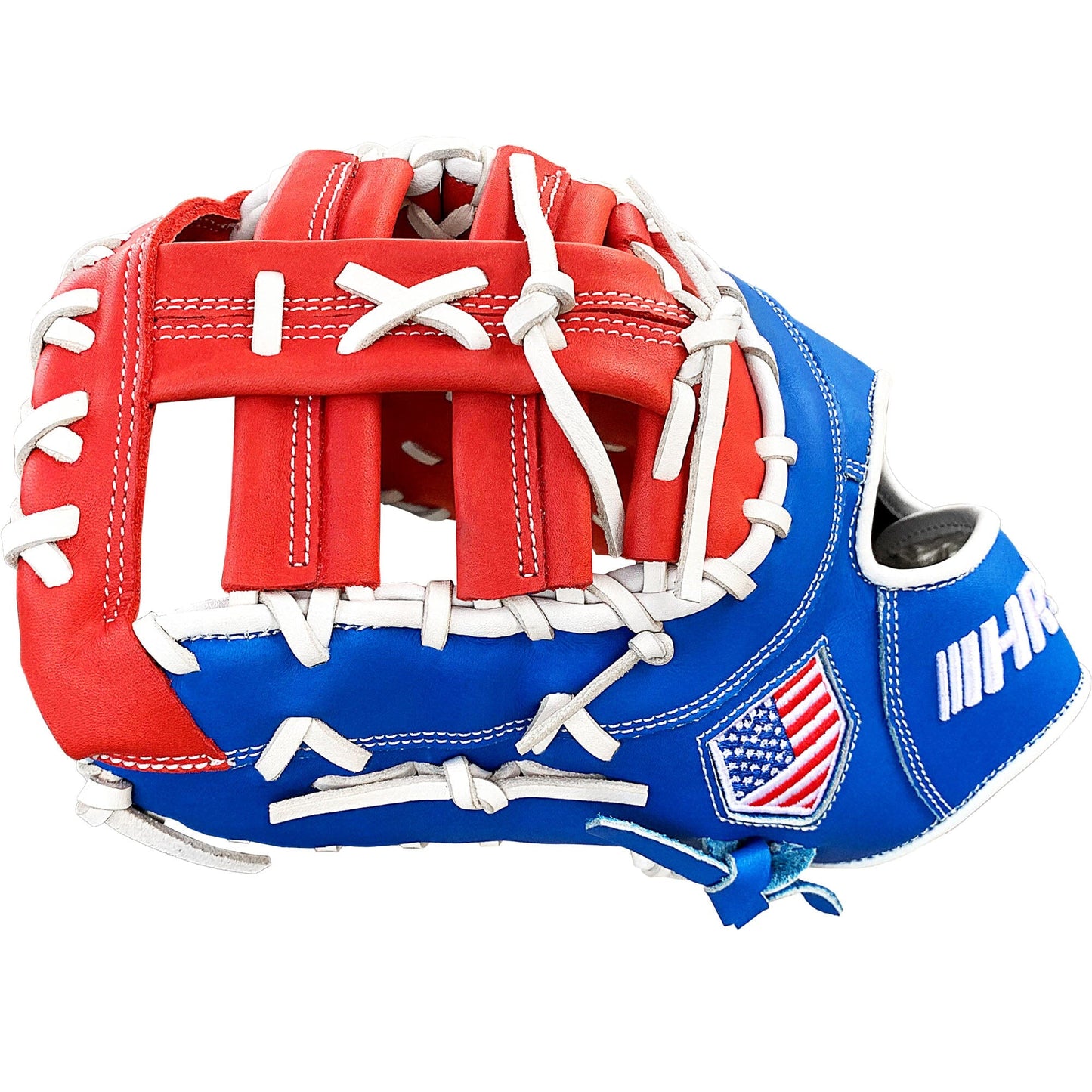 13" Baseball First Base Mitt - Red/White/Blue