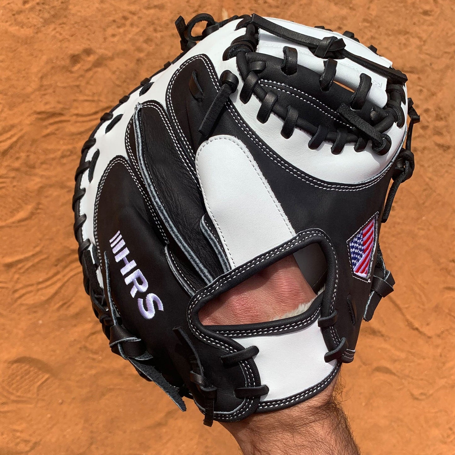 33.5" Baseball Catcher's Mitt - Black and White