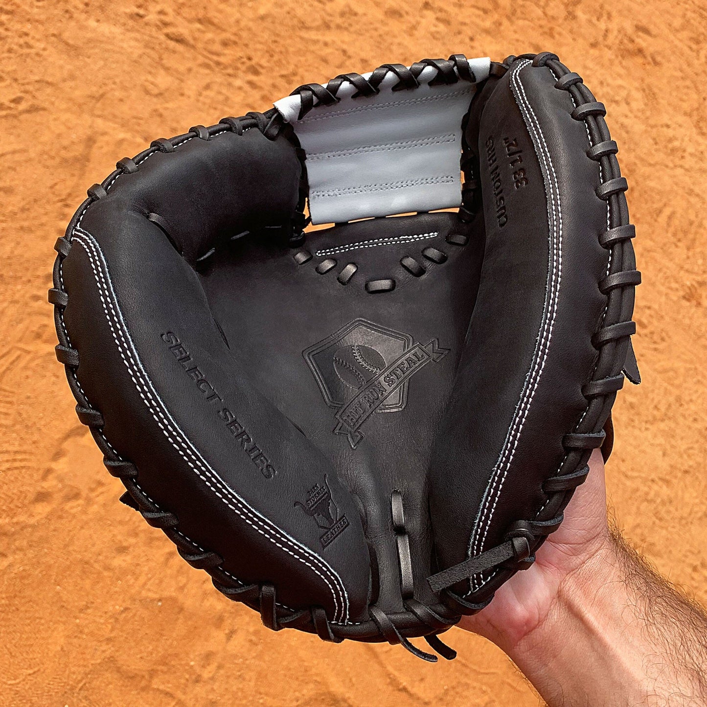 33.5" Baseball Catcher's Mitt - Black and White