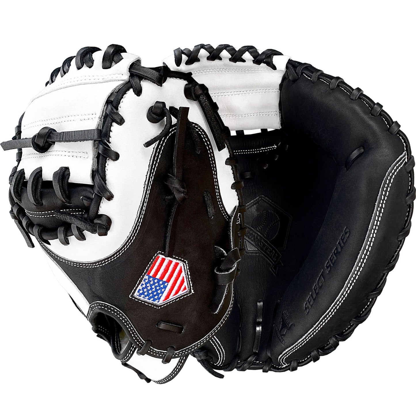33" Baseball Catcher's Mitt - Black and White