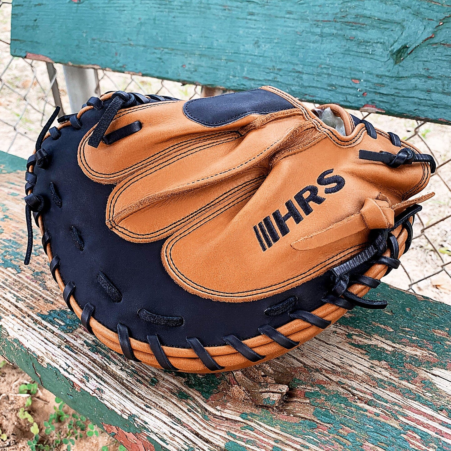 33.5" Baseball Catcher's Mitt - Tan With Black Accents