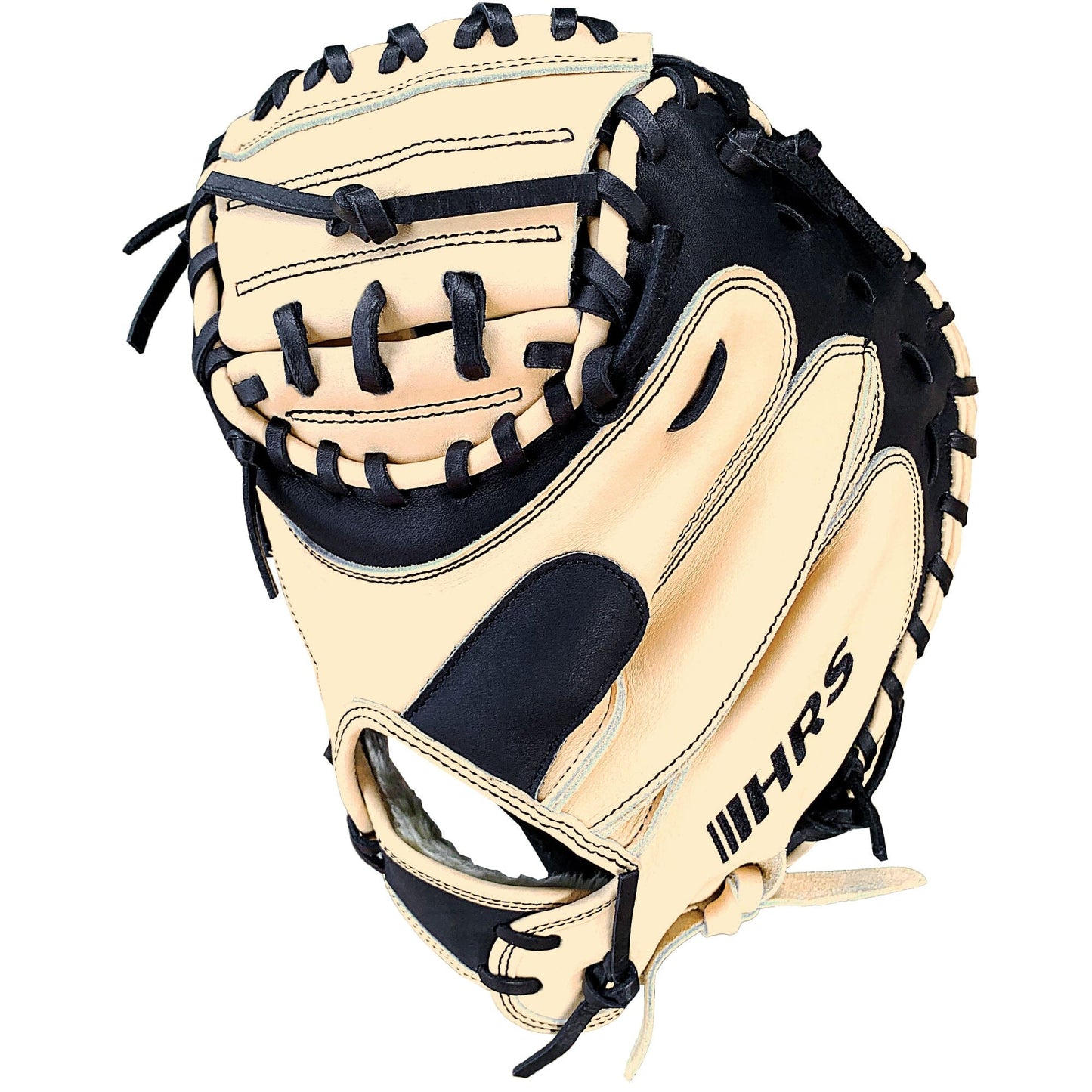 34" - Baseball Catcher's Mitt - Cream and Black