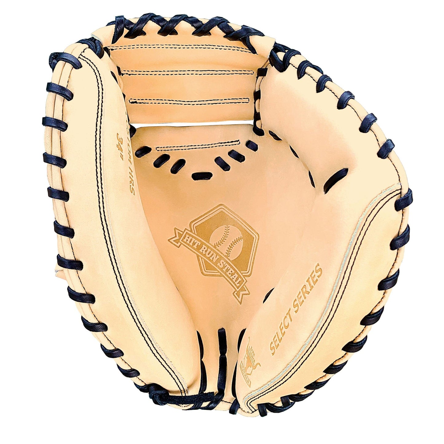 34" - Baseball Catcher's Mitt - Cream and Black