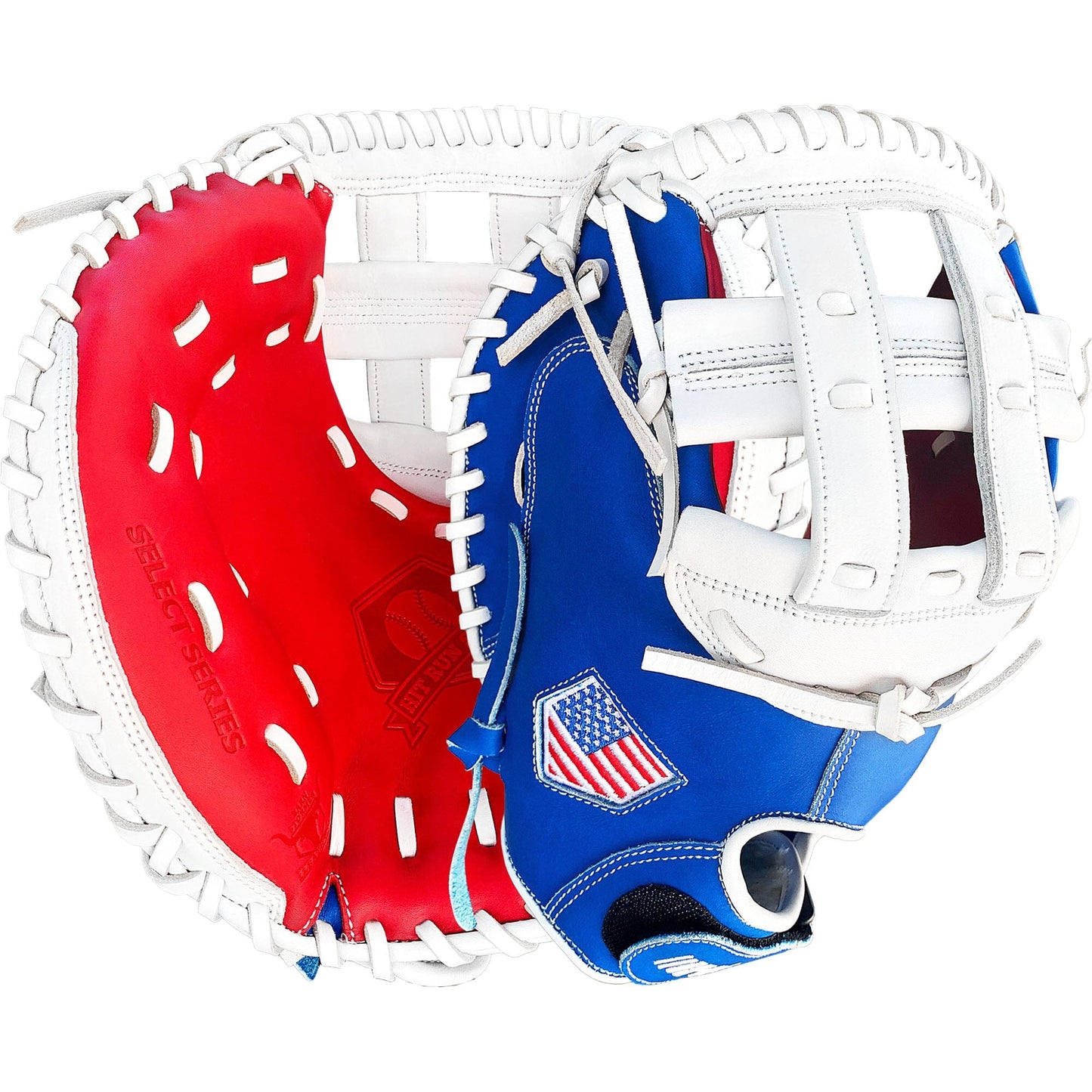 34" Catcher's Mitt - Red / White / Blue