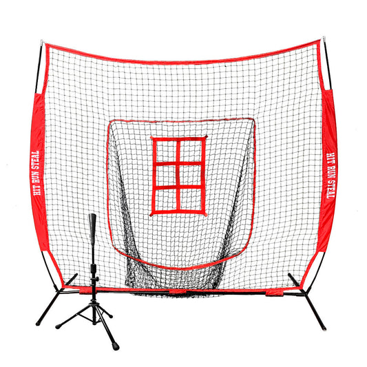 7x7 Hitting Net + Travel Tee + Strike Zone