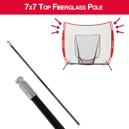 Top Fiberglass Pole Replacement For Baseball or Softball Net