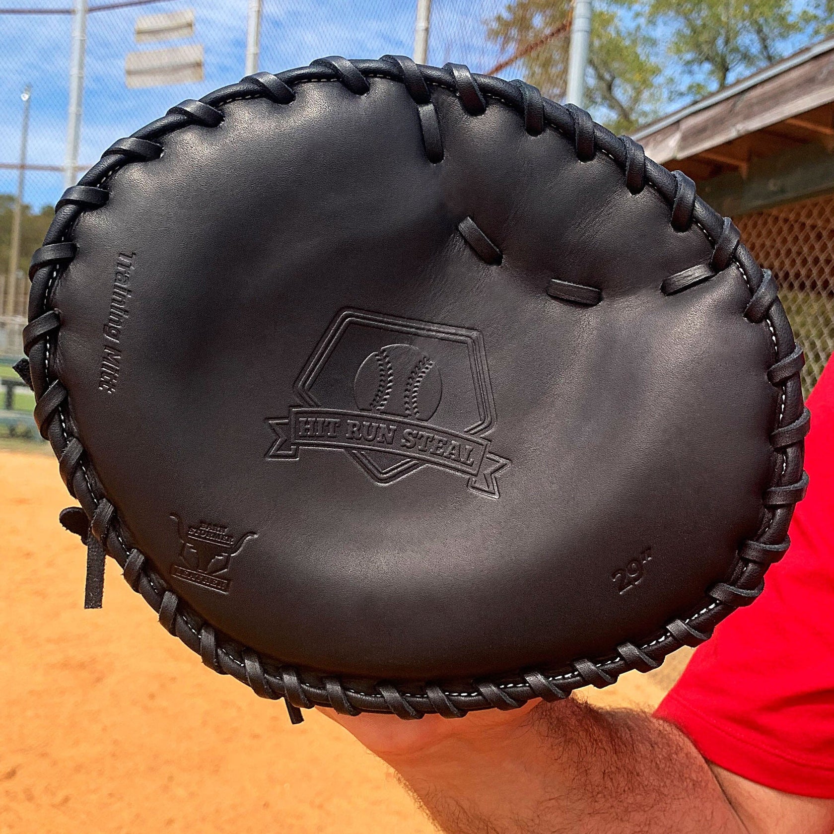 29" Leather Pancake Training Glove For Baseball & softball Infielders