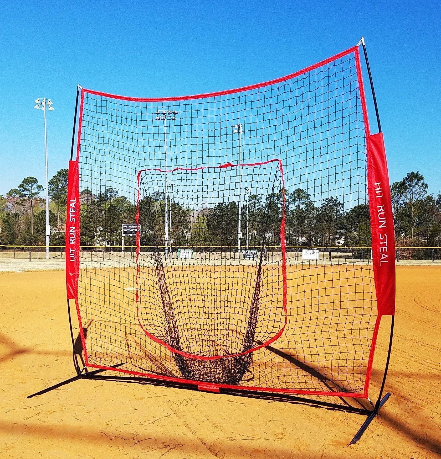 Softball batting net