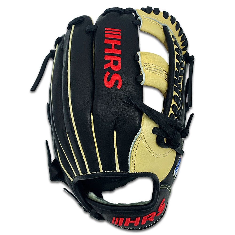 11.5" - Black and Cream - X Laced Single Post Web