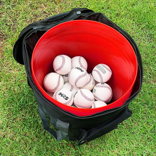 Bucket Bag Backpack For Baseball / Softball - Carry Your Bucket Of Baseballs Or Softballs With Ease