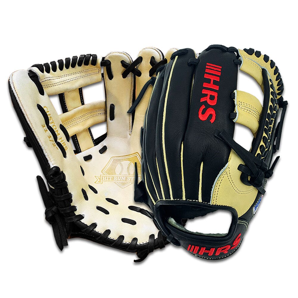 11.5" - Black and Cream - X Laced Single Post Web