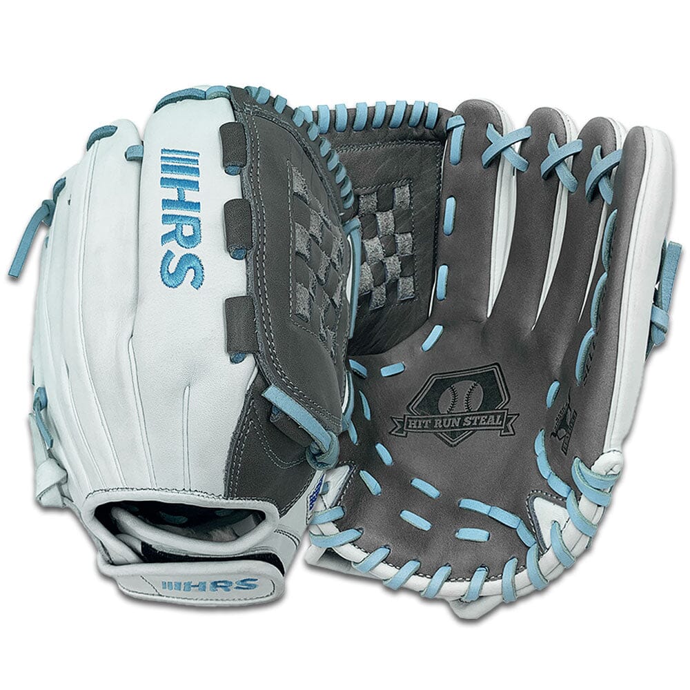12" - White and Light Blue - Basket Web