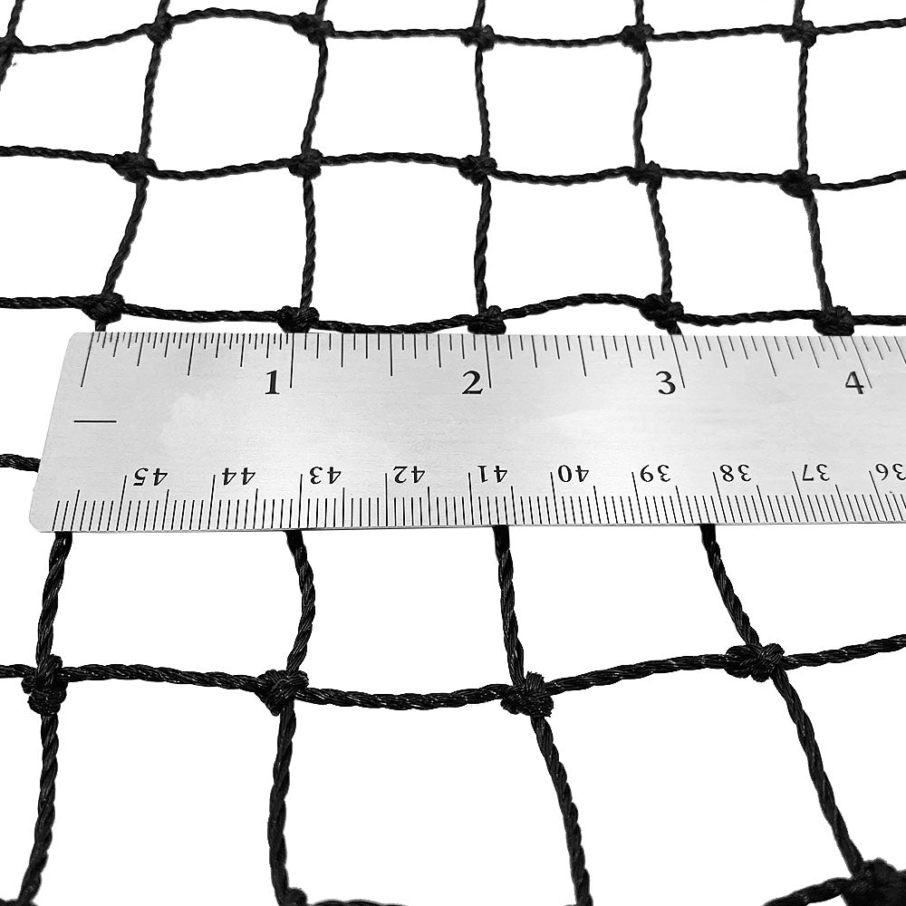 Heavy Duty 10'x10' / 10'x15' / 10'x20' Sports Barrier Protective Netting With Carabiner Clips - All Sport Containment Net Golf /Lacrosse / Football / Baseball / Softball / Basketball / Soccer / Hockey